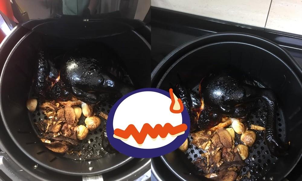 人妻開蓋「氣炸鍋只有薑蒜」超烏龍！2張照找碴：烤雞在哪裡　圈出秒笑噴