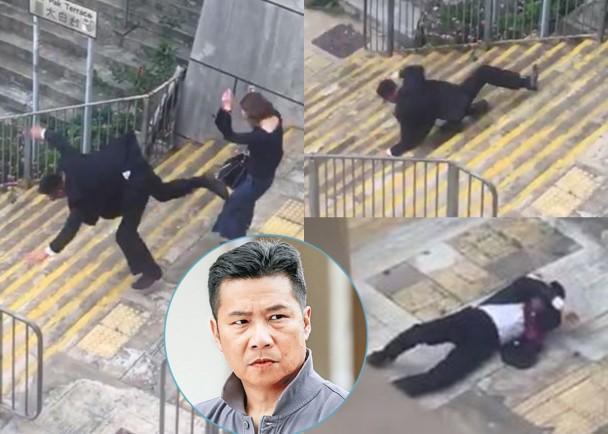 《夸世代》鄭子誠被田蕊妮推下樓梯，網民大讚TVB夠專業！