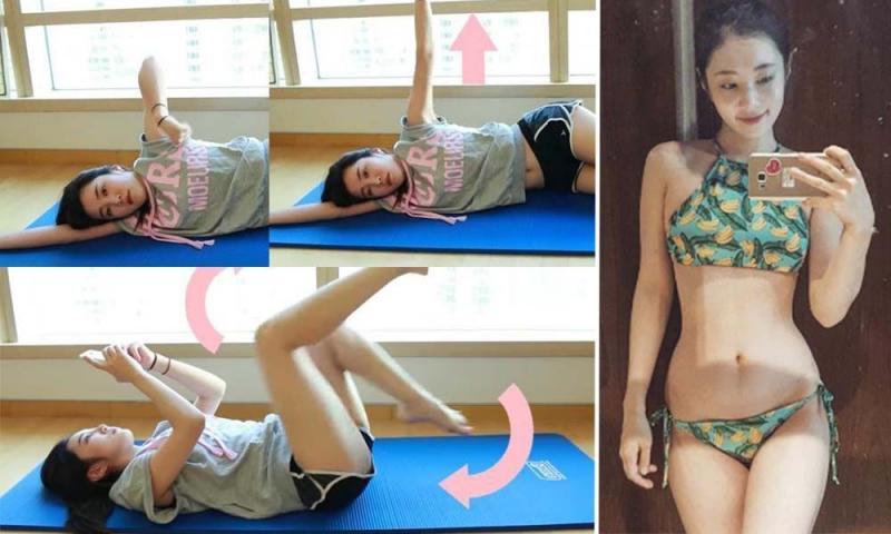 韓妹大推「 宅女運動 」！ 每日6分鐘 躺著都能瘦