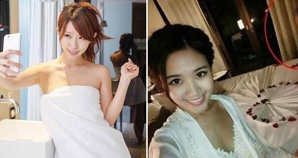 女孩千萬不要在浴室跟床上自拍了...亮點全被鏡子出賣了！