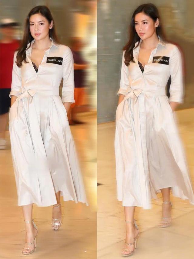 當林心如撞衫天王嫂樂基兒，網友：差距異常尷尬！